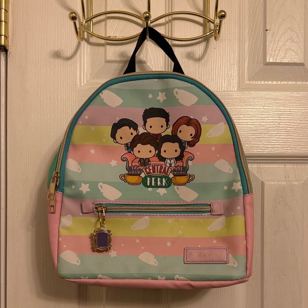 FRIENDS Kids Backpack - Pink, Green, Blue